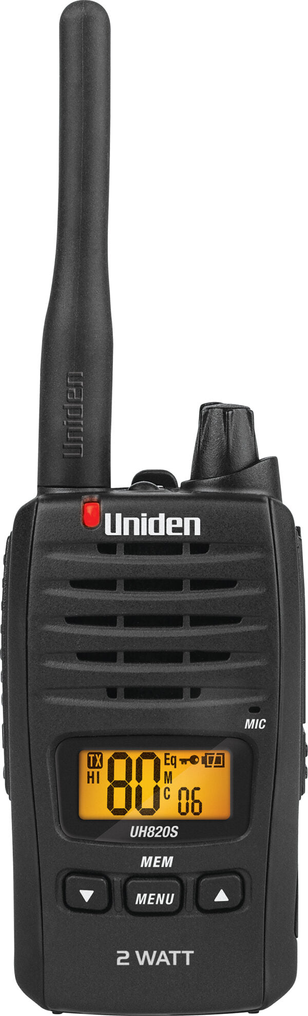 UH820S-2 80 Channels 2 Watt UHF Handheld Radio