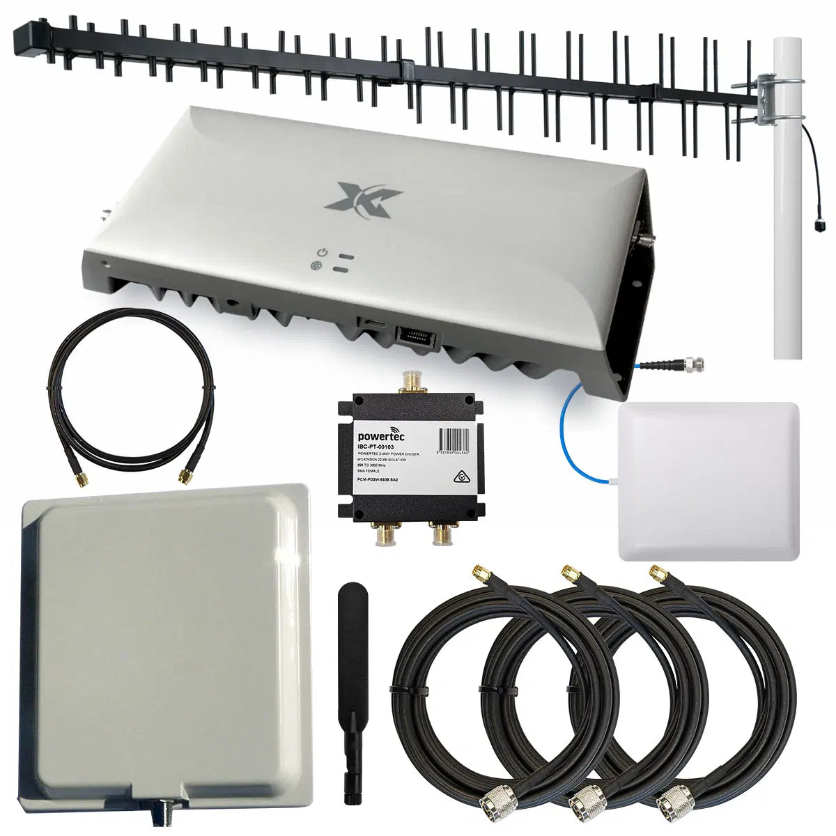 Cel-Fi GO (G41) indoor / outdoor kit with LPDA antenna (+ 1 year extra warranty)
