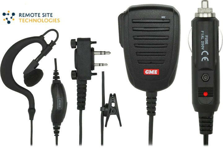 Handheld Radio Accessory Kit - Suit TX6160X - Remote Site Technologies