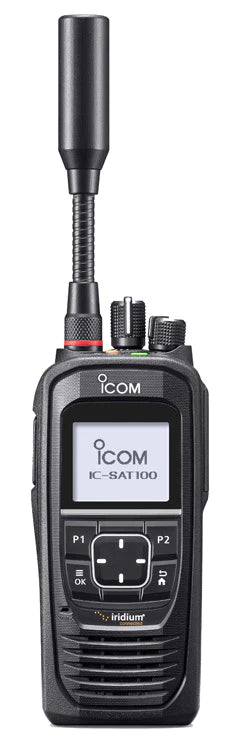 "ICOM IC-100 radio device with Push To Talk (PTT) feature for seamless communication"