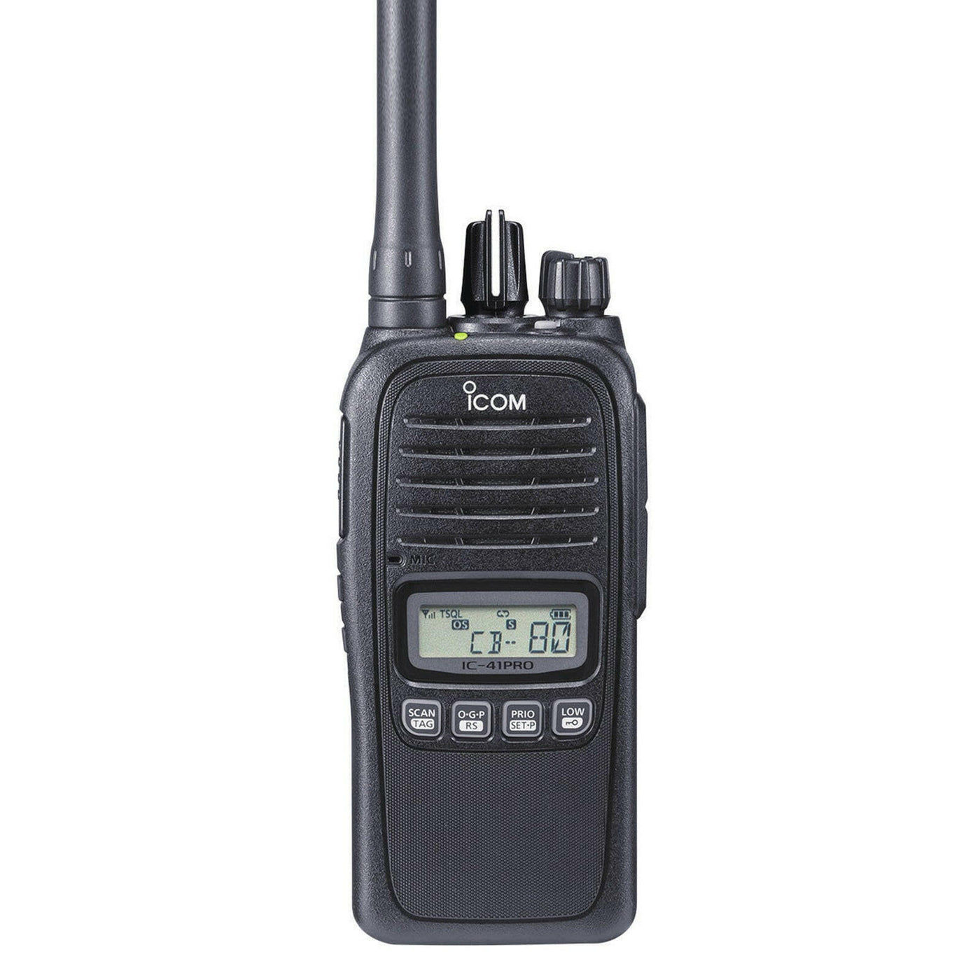 ICOM IC-41PRO UHF CB Black Waterproof Handheld - Remote Site Technologies