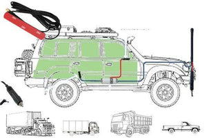 Telstra Cel-Fi for Car / Truck / 4WD with 60cm Compact Lite Antenna 4-6dB - Remote Site Technologies