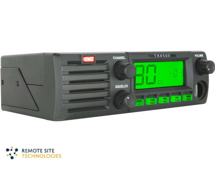 Tx4500S 5 Watt Din Mount Uhf Cb Radio With Scansuite - Remote Site Technologies