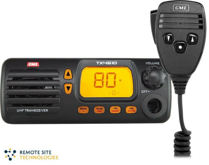 Tx4610 5 Watt Ip67 Uhf Cb Radio - Remote Site Technologies