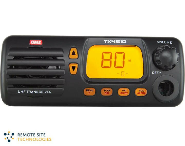 Tx4610 5 Watt Ip67 Uhf Cb Radio - Remote Site Technologies