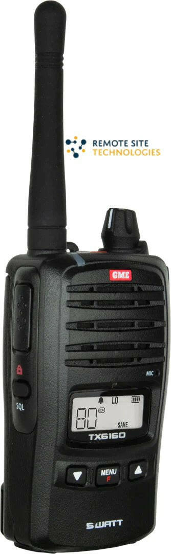 Tx6160 5/1 Watt Uhf Cb Handheld Radio - Remote Site Technologies