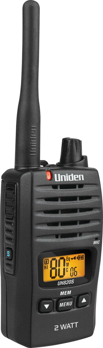 Uniden 820S  2 Watt Handheld Radio - Remote Site Technologies