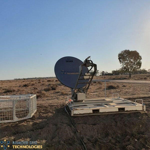 The Cobham Explorer 7120 mounts on a steal rugged Skid provides a ...