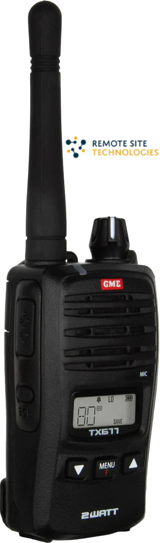 TX677 2 WATT UHF CB HANDHELD RADIO